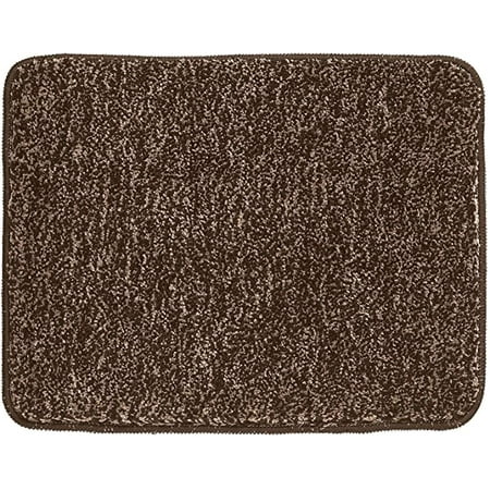 mDesign Soft Microfiber Small Accent Rug Mat Heather Tan 2 Pack 21" x 17"